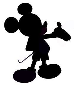 mickey silhouette