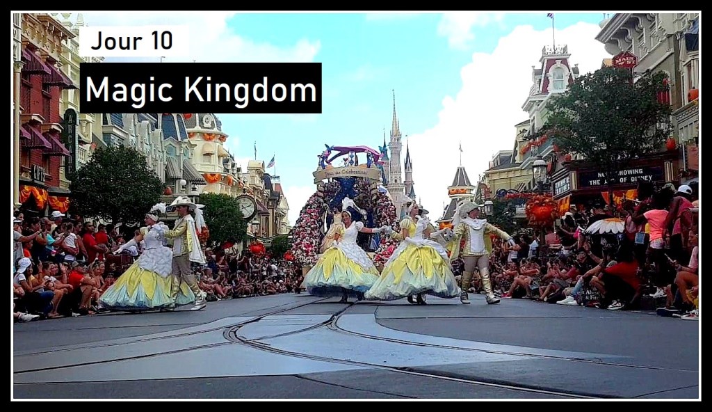 J10 – Quasi-seuls à Magic Kingdom et parade en plein milieu de Main&nbsp;Street