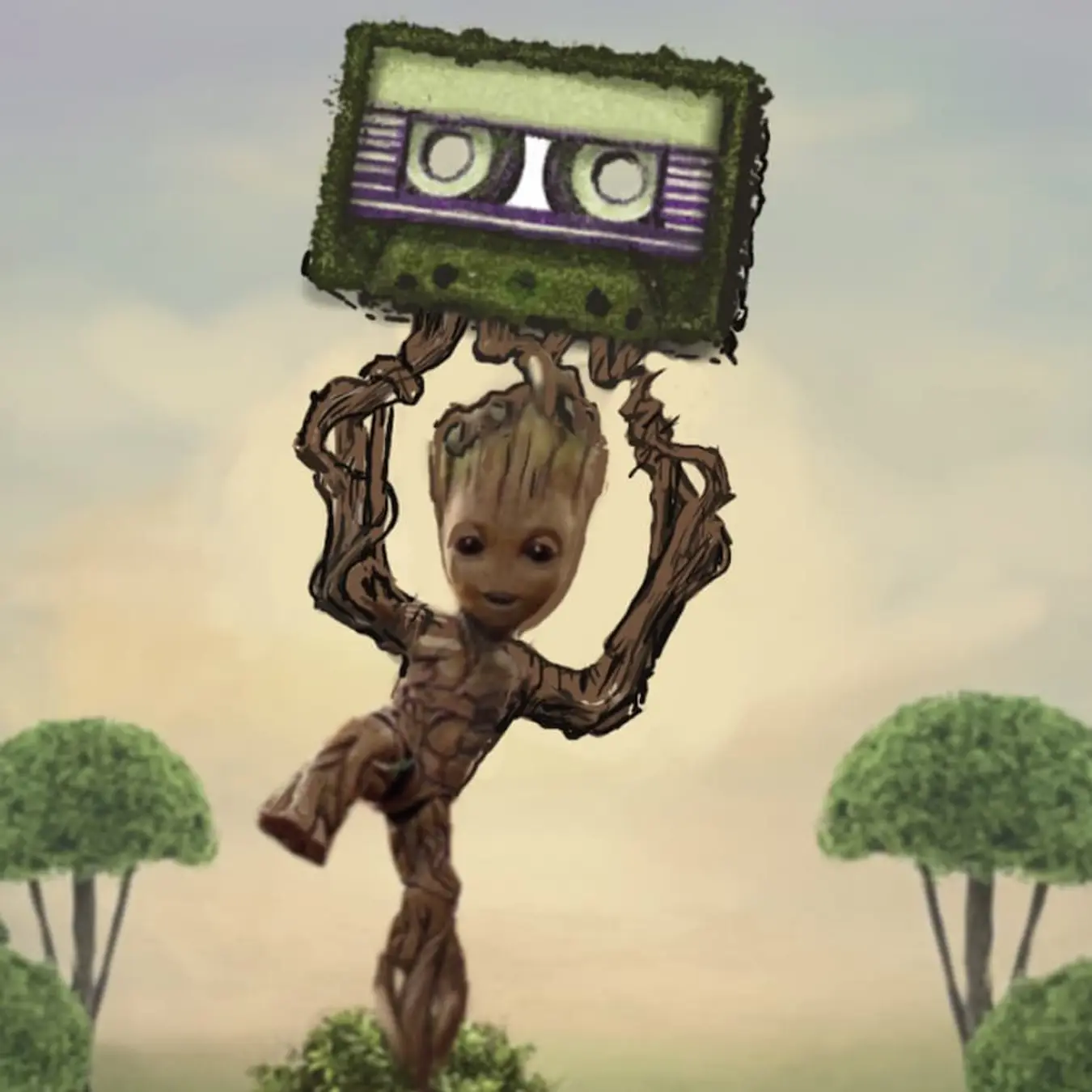 Une nouvelle topiaire Groot au Flower & Garden Festival