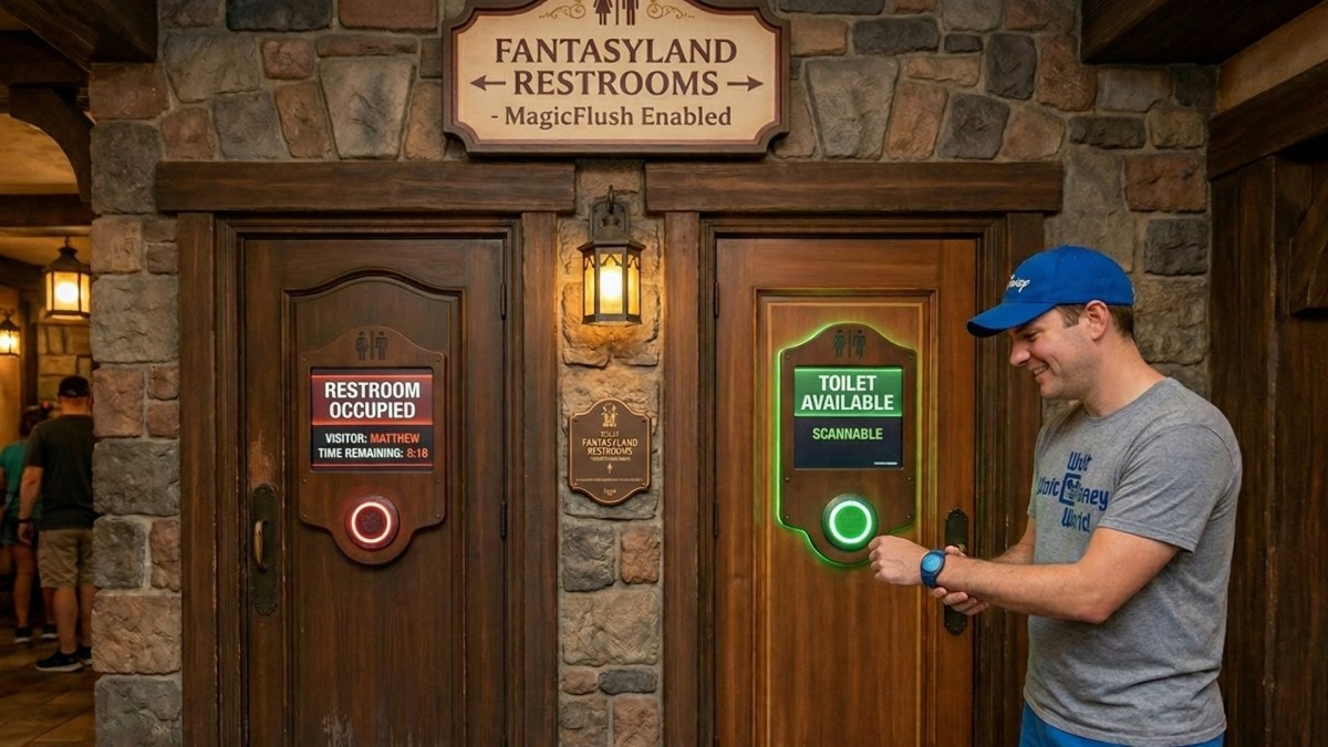 Disney World lance l&rsquo;accès aux toilettes par&nbsp;Magicband+
